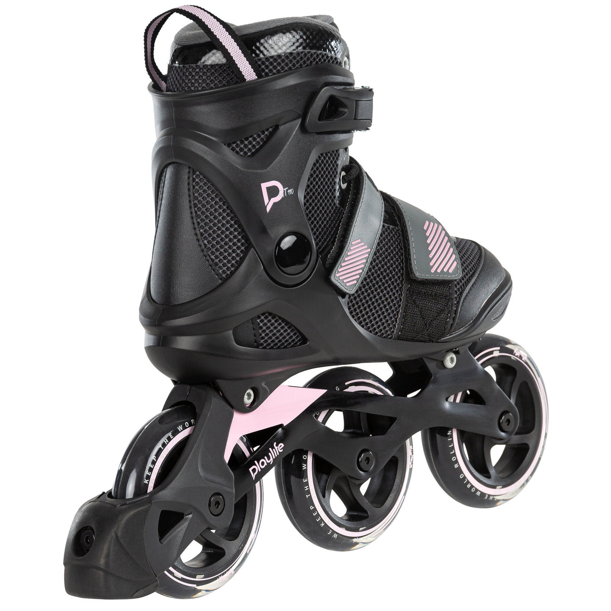 Playlife GT 110 Skate - Grey/Pink Inline Rec Skates