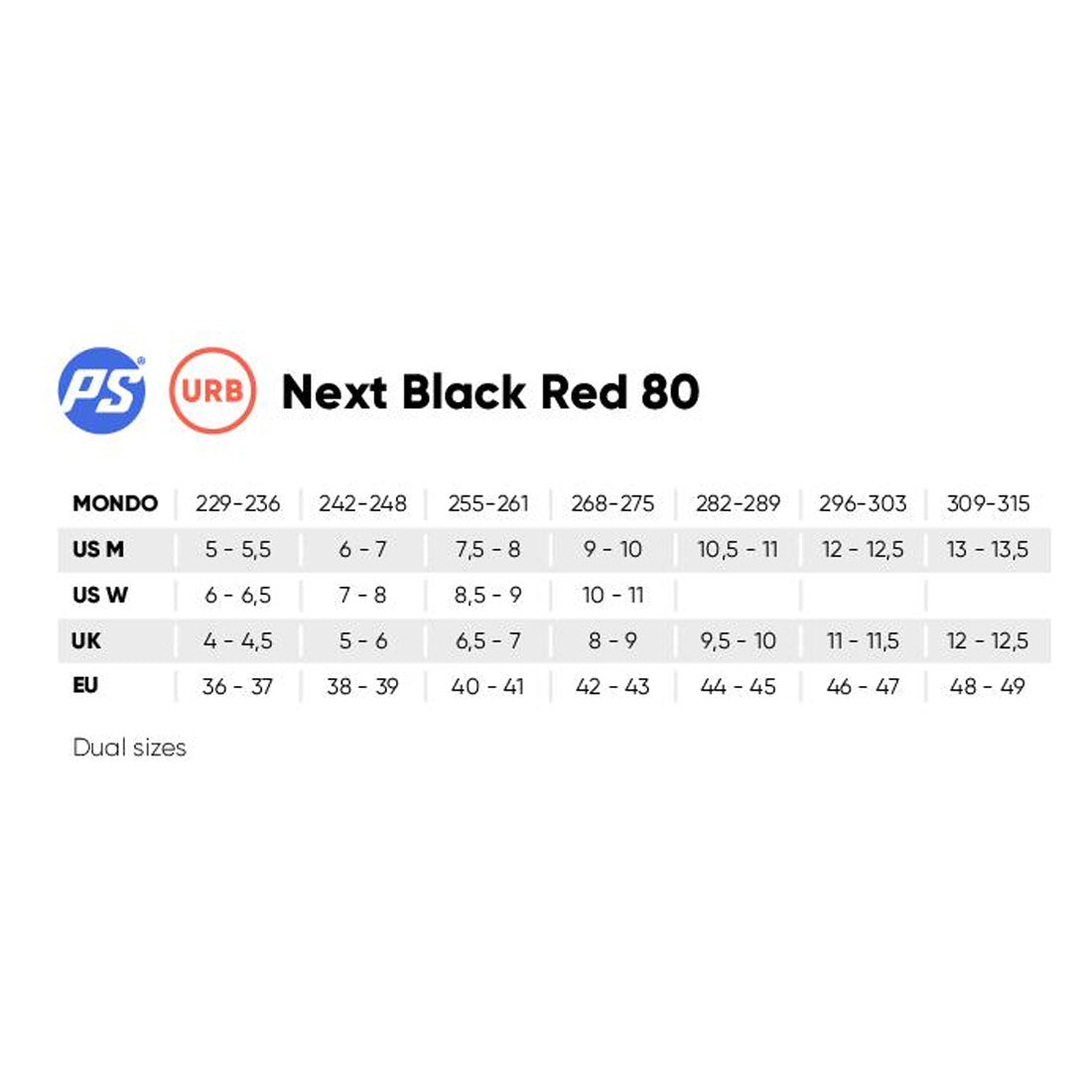 Powerslide Next 80 - Black/Red Inline Rec Skates