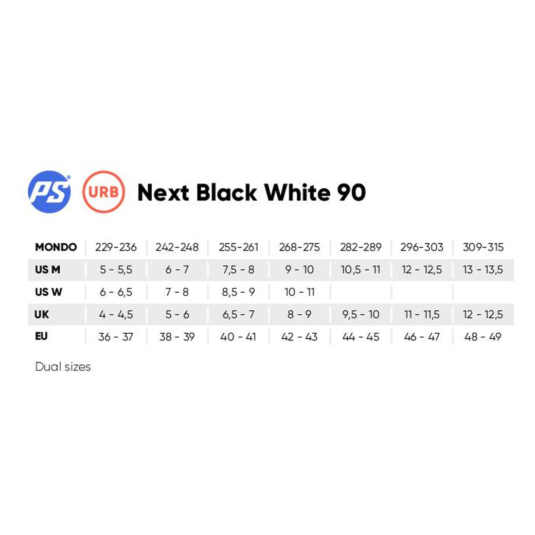 Powerslide Next 90 - Black/White Inline Rec Skates