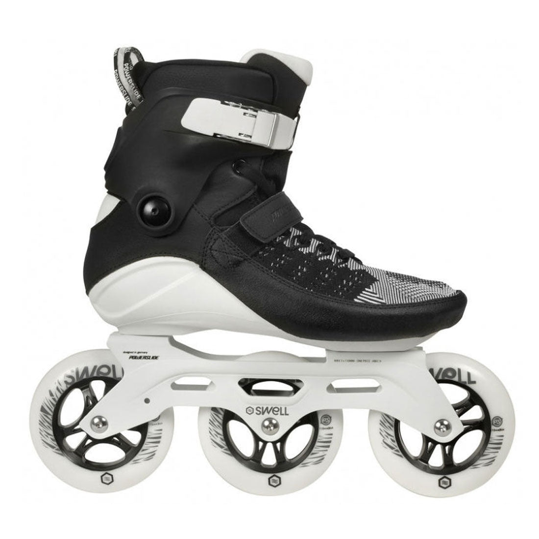 Powerslide Swell 110 - Black/White Inline Rec Skates