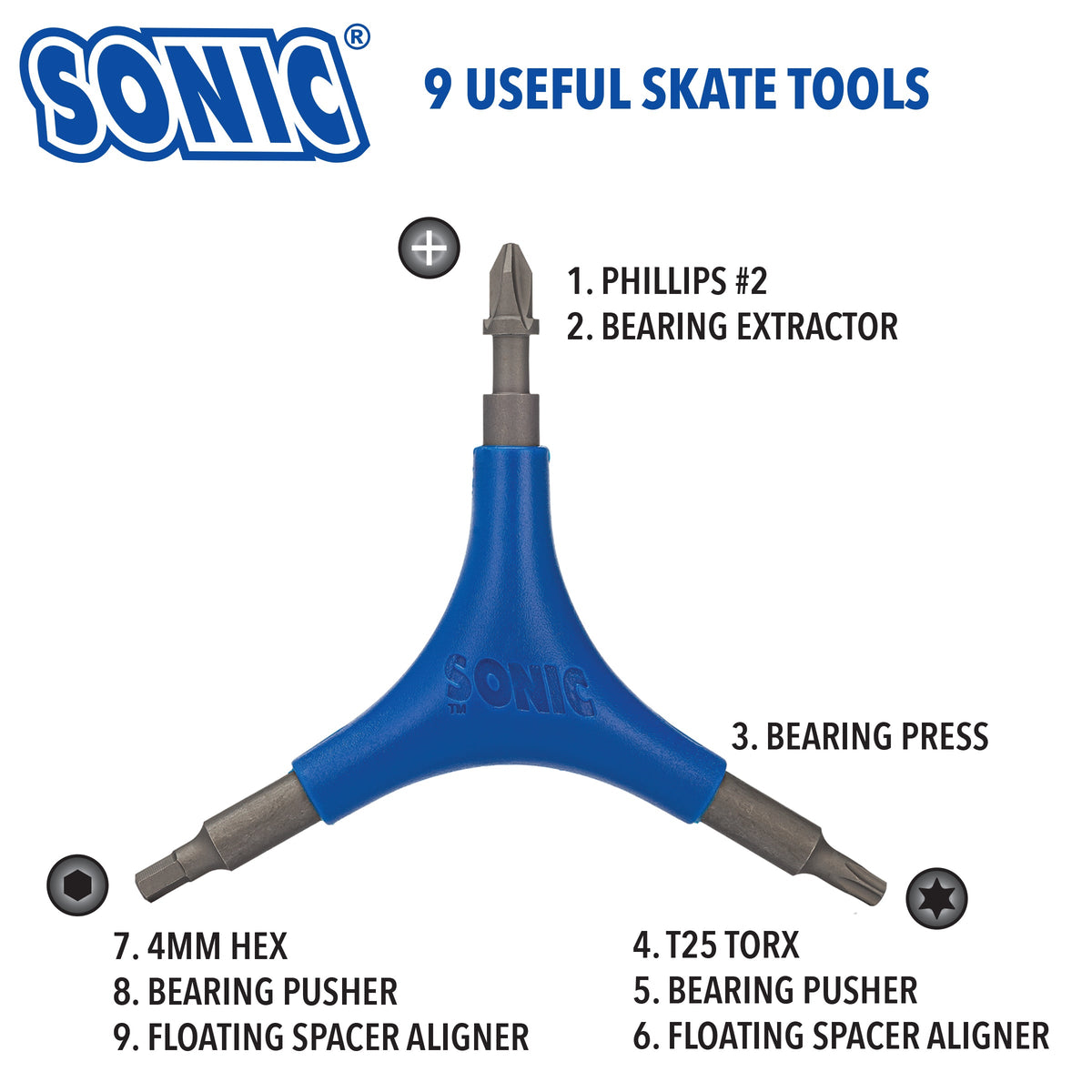 Sonic Pro Tool Skate Tool