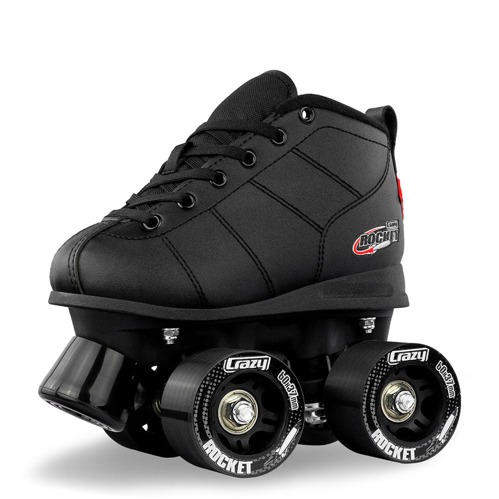 Crazy Rocket Junior - Black Roller Skates
