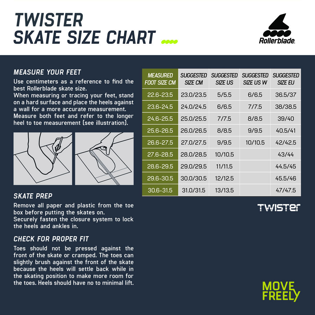 Rollerblade Twister XT - Black/Lime Inline Rec Skates