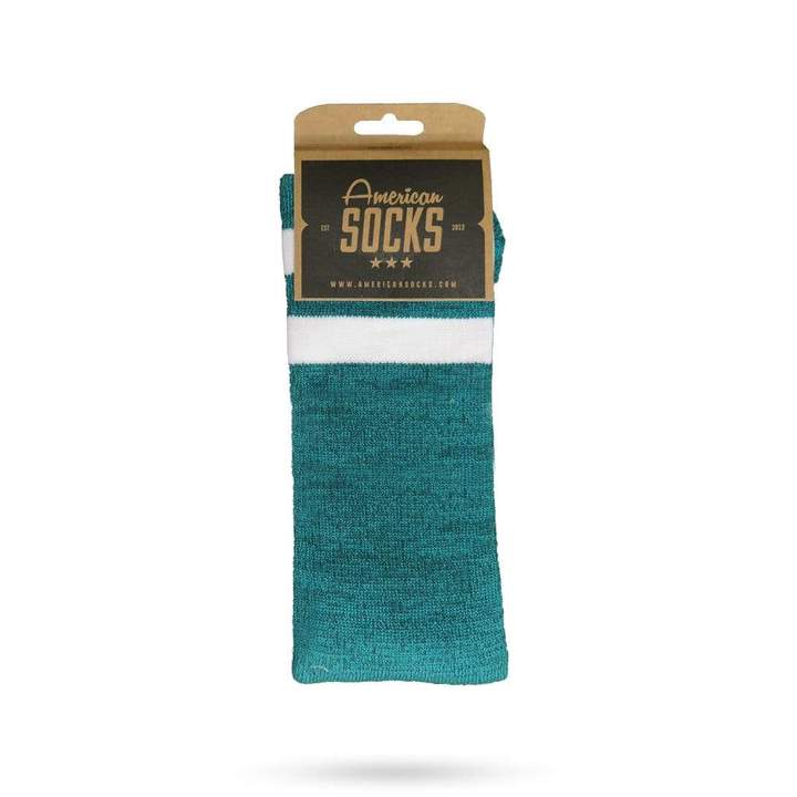 American Socks Turquoise Noise - Mid High Apparel Socks