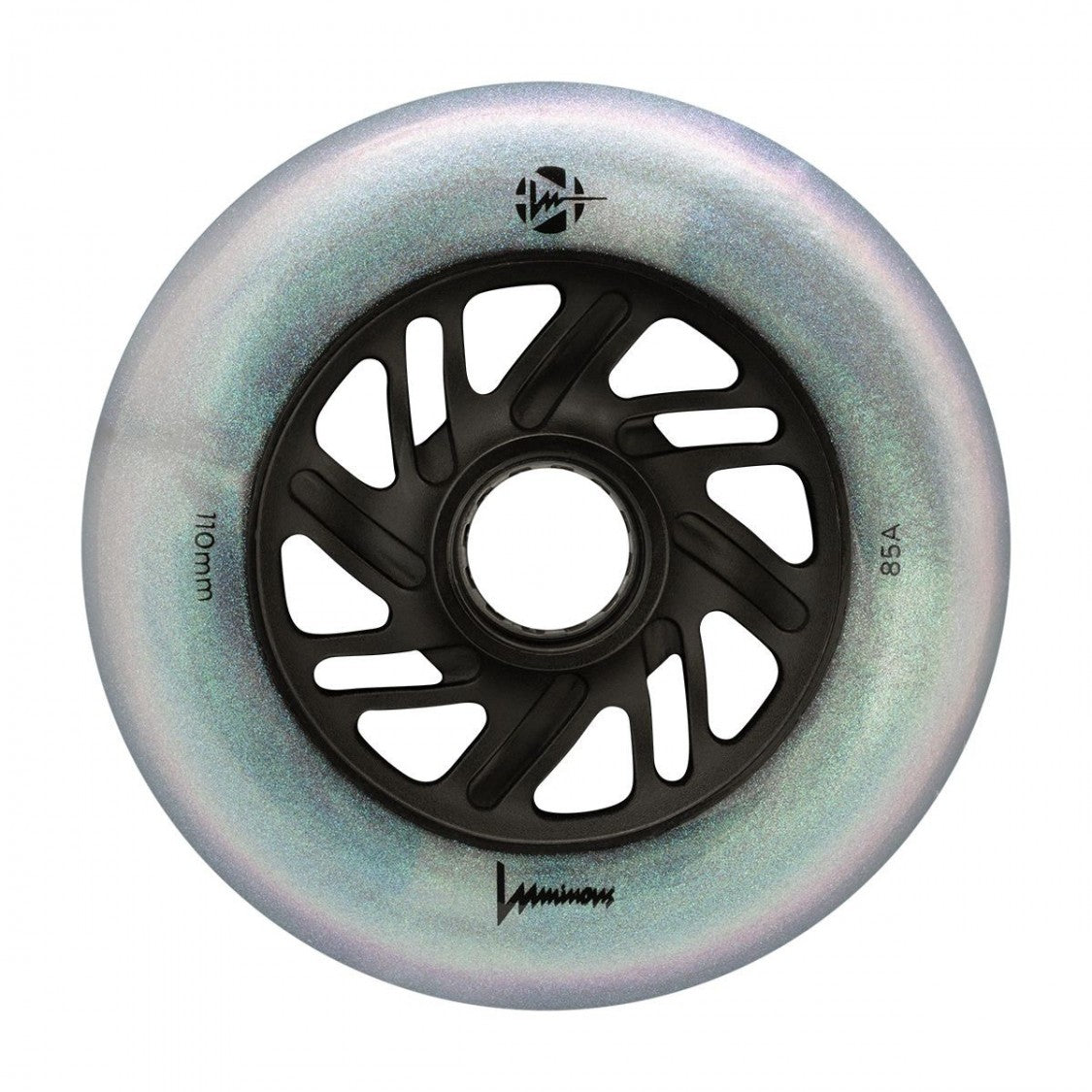 Luminous Glitter LED Inline 110mm 85a - Single Inline Rec Wheels