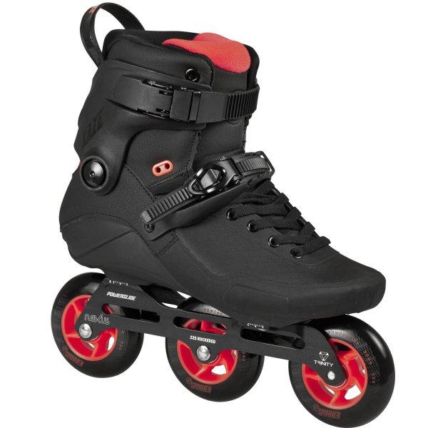 Powerslide Kaze 90 - Black/Red Inline Rec Skates