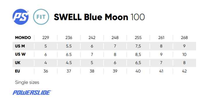 Powerslide Swell 100 - Blue Moon Inline Rec Skates