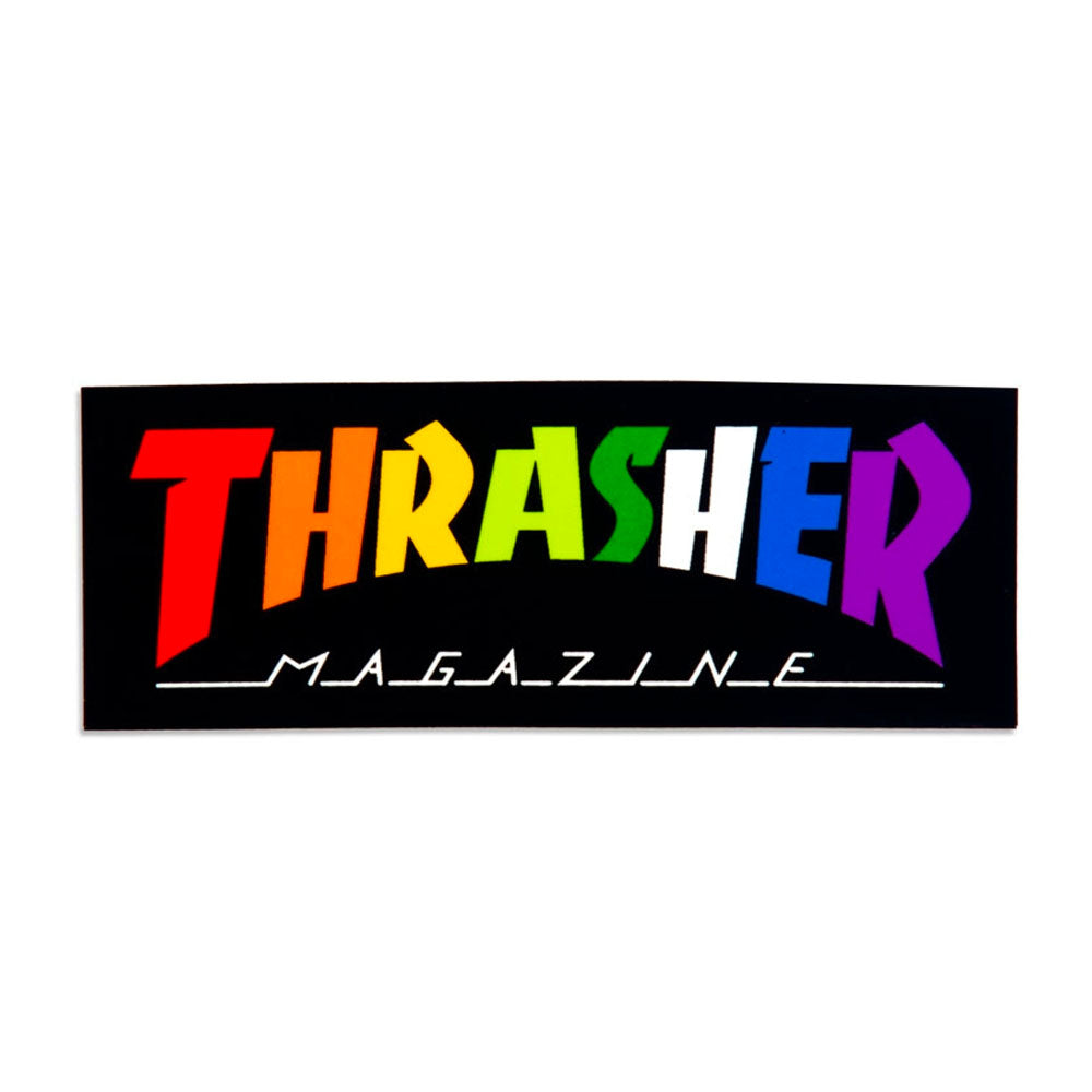 Thrasher Magazine Rainbow Sticker Stickers